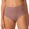 Sloggi Zero Feel Lace 2.0 High Waist Brief - Cacao