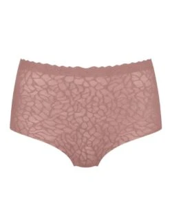 Sloggi Zero Feel Lace 2.0 High Waist Brief - Cacao -Belle Lingerie Store 53737 sloggi zero feel lace 20 high waist brief cacao 3