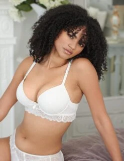 Pour Moi Divine Push Up Bra - Ivory -Belle Lingerie Store 53950 pour moi divine push up bra ivory 4