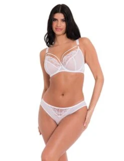Scantilly By Curvy Kate Fascinate Brazilian Brief - White -Belle Lingerie Store 53953 scantilly by curvy kate fascinate brazilian brief white 4