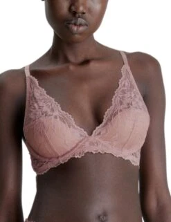 Calvin Klein Seductive Comfort Plunge Bra - Woodrose 8 Calvin Klein Seductive Comfort Plunge Bra - Woodrose -Belle Lingerie Store 54135 calvin klein seductive comfort plunge bra woodrose 4