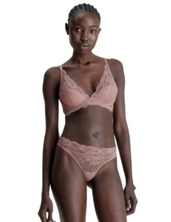 Calvin Klein Seductive Comfort Plunge Bra - Woodrose 9 Calvin Klein Seductive Comfort Plunge Bra - Woodrose -Belle Lingerie Store 54135 calvin klein seductive comfort plunge bra woodrose 5