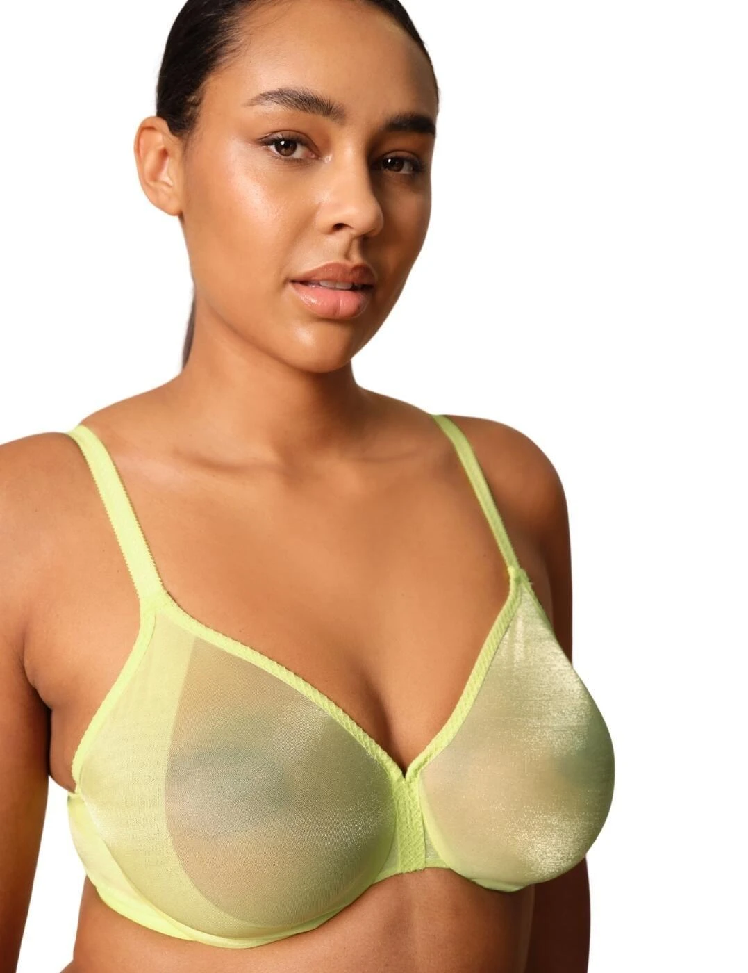 Gossard Glossies Sheer Bra - Sunny Lime 6 Gossard Glossies Sheer Bra - Sunny Lime - Image 6