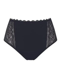 Mey Amorous High Waist Brief - Black -Belle Lingerie Store 54774 mey amorous high waist brief black 3