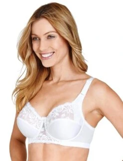 Miss Mary Of Sweden Rose Bra - White