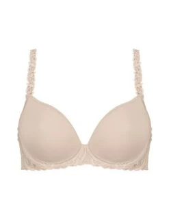 Simone Perele Andora Spacer Plunge Bra - Peau Rosee -Belle Lingerie Store 54949 simone perele andora spacer plunge bra peau rosee 3