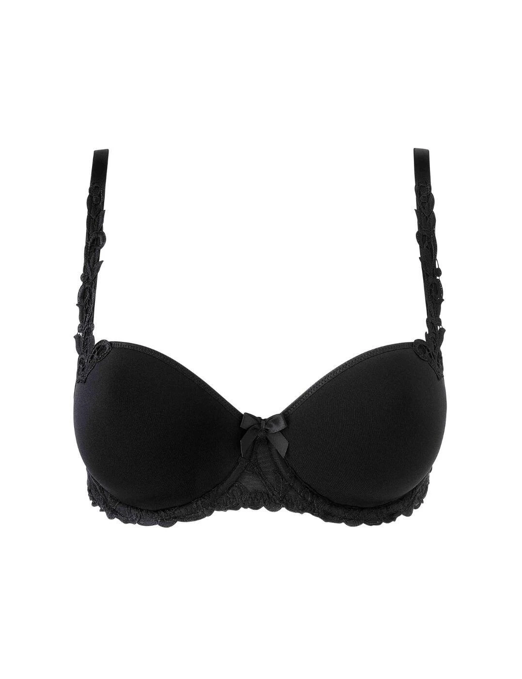 Simone Perele Andora Padded Half Cup Bra - Black 4 Simone Perele Andora Padded Half Cup Bra - Black - Image 4