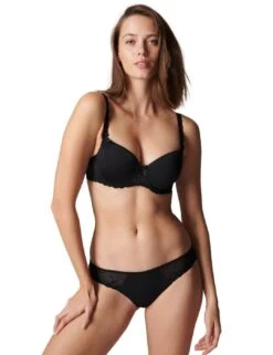 Simone Perele Andora Padded Half Cup Bra - Black 11 Simone Perele Andora Padded Half Cup Bra - Black -Belle Lingerie Store 54951 simone perele andora padded half cup bra black 5