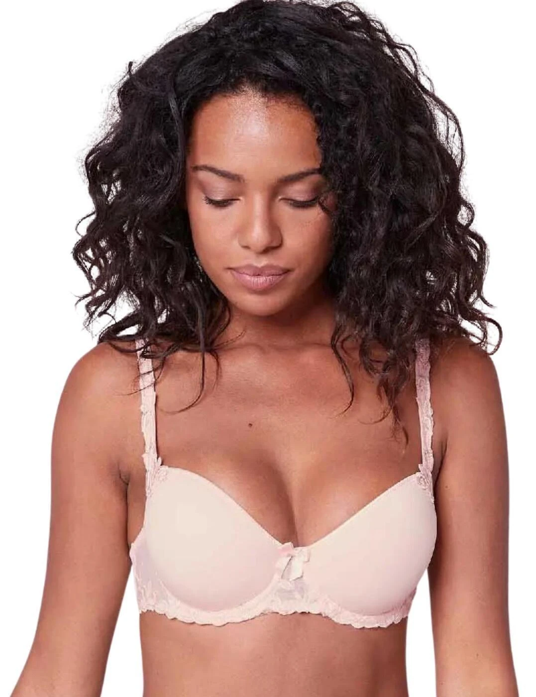 Simone Perele Andora Padded Half Cup Bra - Blush 1 Simone Perele Andora Padded Half Cup Bra - Blush