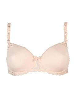 Simone Perele Andora Padded Half Cup Bra - Blush 7 Simone Perele Andora Padded Half Cup Bra - Blush -Belle Lingerie Store 54951 simone perele andora padded half cup bra blush 3