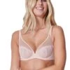 Simone Perele Delice Plunge Bra - Blush