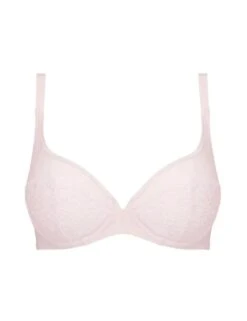 Simone Perele Delice Plunge Bra - Blush -Belle Lingerie Store 55031 simone perele delice plunge bra blush 3