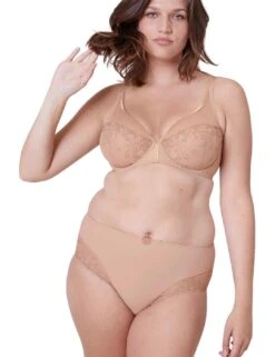 Simone Perele Delice Deep Brief - Nude -Belle Lingerie Store 55037 simone perele delice deep brief nude 3