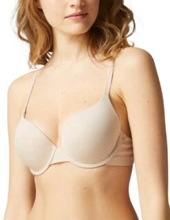 Simone Perele Essentiel Padded Plunge Bra - Peau Rosee 9 Simone Perele Essentiel Padded Plunge Bra - Peau Rosee -Belle Lingerie Store 55060 simone perele essentiel padded plunge bra peau rosee 5