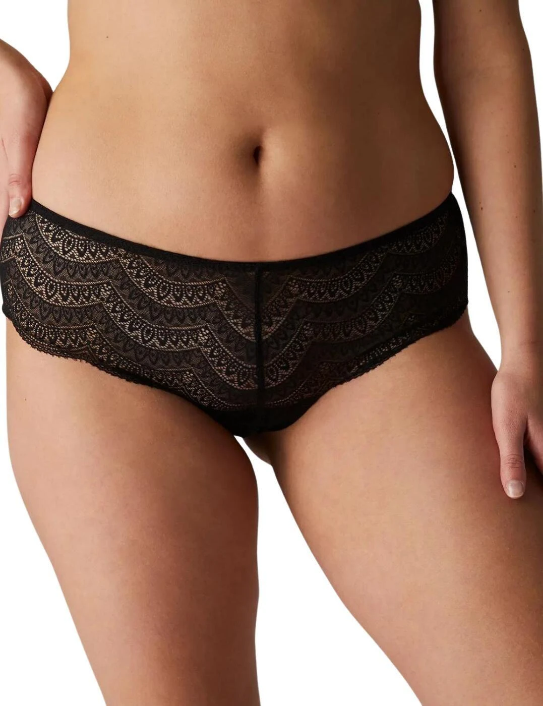Simone Perele Karma Shorty Brief - Black 1 Simone Perele Karma Shorty Brief - Black