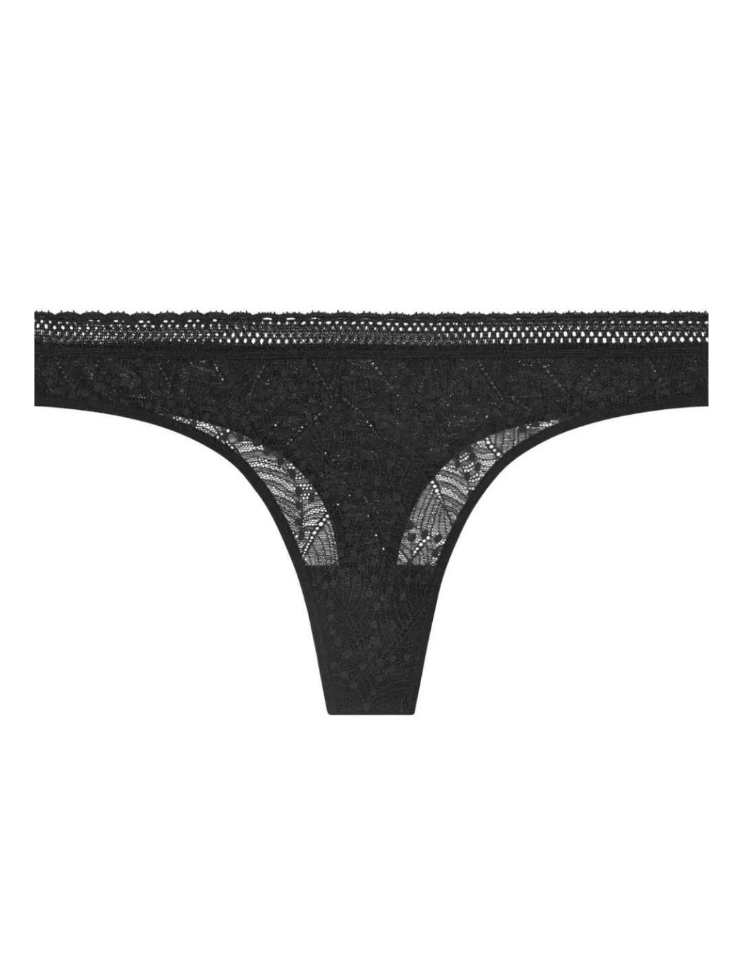 Simone Perele Comete Tanga Brief - Black 3 Simone Perele Comete Tanga Brief - Black - Image 3