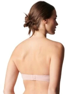 Simone Perele Delice Strapless Bra - Blush 9 Simone Perele Delice Strapless Bra - Blush -Belle Lingerie Store 55143 simone perele delice strapless bra blush 2