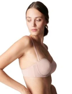 Simone Perele Delice Strapless Bra - Blush 10 Simone Perele Delice Strapless Bra - Blush -Belle Lingerie Store 55143 simone perele delice strapless bra blush 3