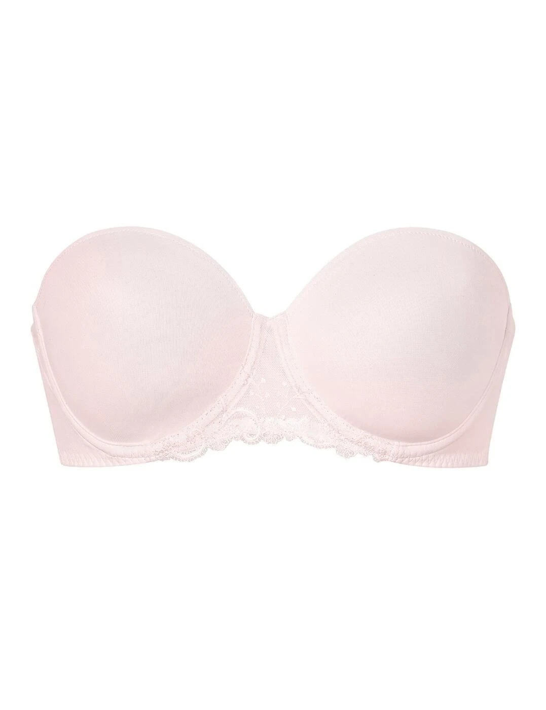 Simone Perele Delice Strapless Bra - Blush 4 Simone Perele Delice Strapless Bra - Blush - Image 4
