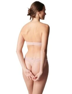 Simone Perele Delice Strapless Bra - Blush 14 Simone Perele Delice Strapless Bra - Blush -Belle Lingerie Store 55143 simone perele delice strapless bra blush 7