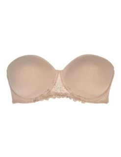 Simone Perele Delice Strapless Bra - Nude -Belle Lingerie Store 55143 simone perele delice strapless bra nude 3