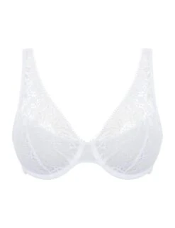 Chantelle Day To Night Plunge Spacer Bra - White 8 Chantelle Day To Night Plunge Spacer Bra - White -Belle Lingerie Store 55290 chantelle day to night plunge spacer bra white 3