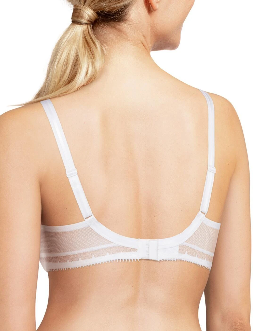 Chantelle Day To Night Plunge Spacer Bra - White 5 Chantelle Day To Night Plunge Spacer Bra - White - Image 5