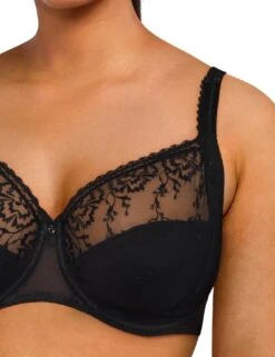 Chantelle Every Curve Full Cup Bra - Black -Belle Lingerie Store 55294 chantelle every curve full cup bra black 5