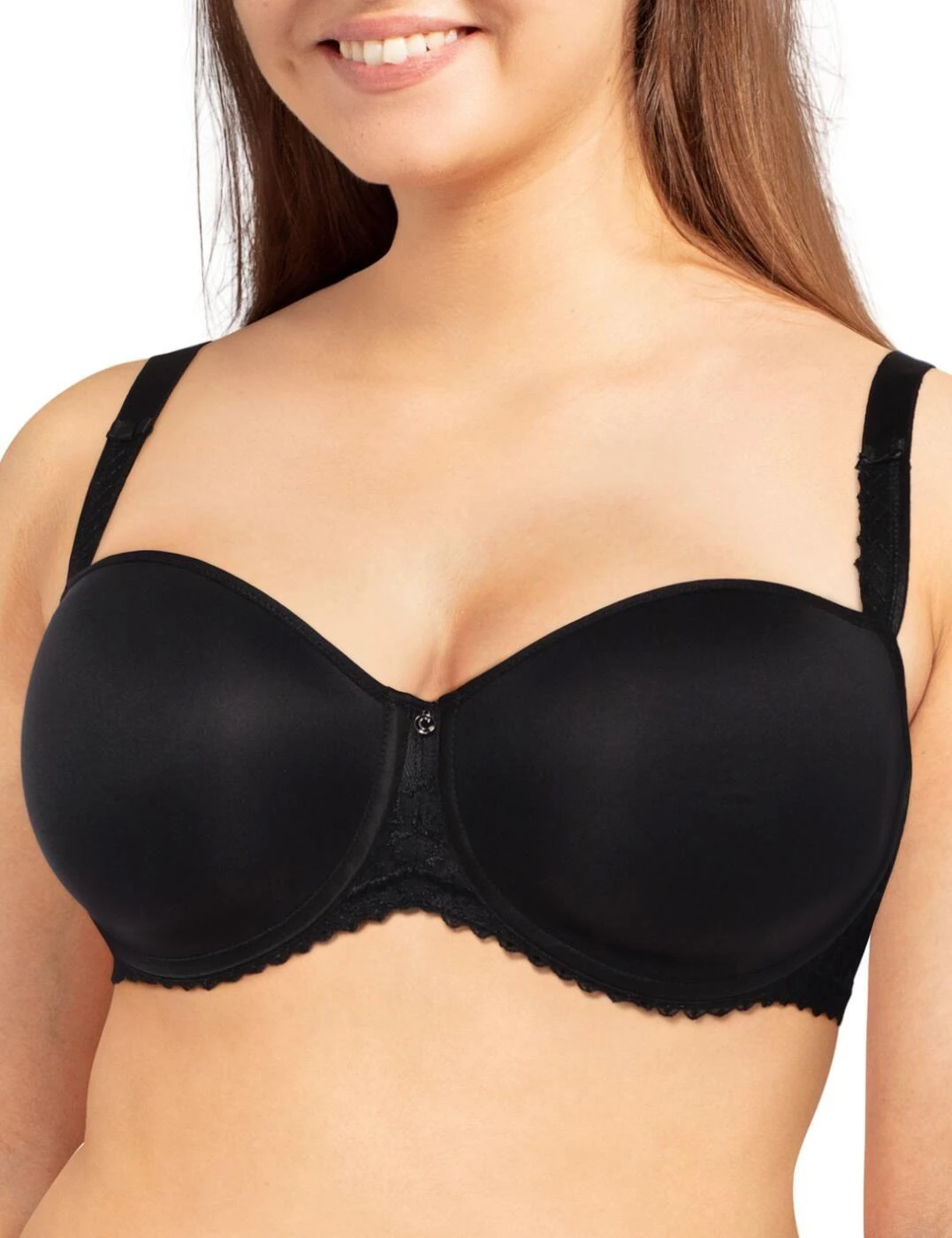 Chantelle Every Curve Half Cup Memory Foam T Shirt Bra - Black 4 Chantelle Every Curve Half Cup Memory Foam T Shirt Bra - Black - Image 4