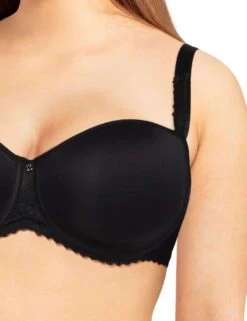 Chantelle Every Curve Half Cup Memory Foam T Shirt Bra - Black 9 Chantelle Every Curve Half Cup Memory Foam T Shirt Bra - Black -Belle Lingerie Store 55295 chantelle every curve half cup memory foam t shirt bra black 5