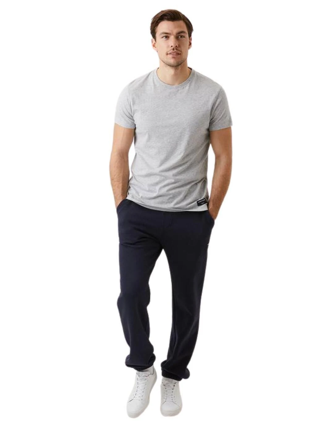 Bjorn Borg Centre T Shirt - Light Grey Melange 4 Bjorn Borg Centre T Shirt - Light Grey Melange - Image 4