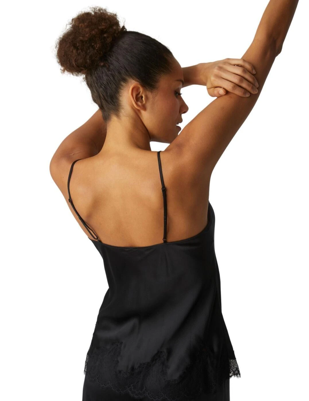 Simone Perele Nocturne Camisole Top - Black 2 Simone Perele Nocturne Camisole Top - Black - Image 2