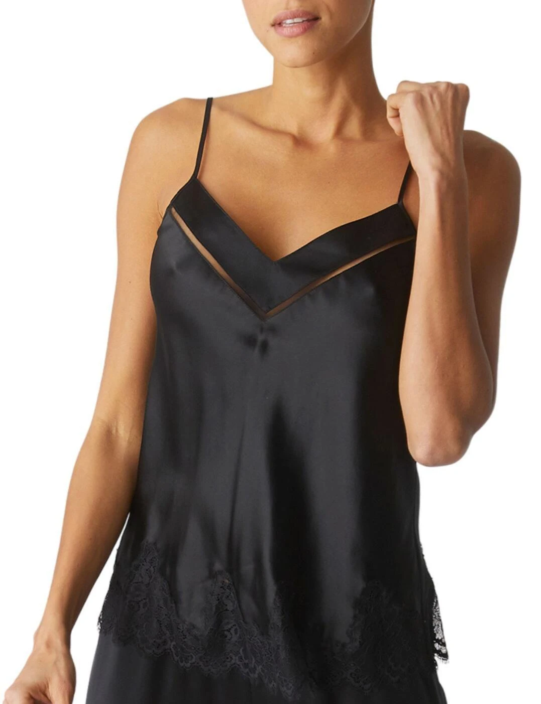 Simone Perele Nocturne Camisole Top - Black 4 Simone Perele Nocturne Camisole Top - Black - Image 4