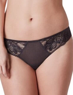 Simone Perele Promesse Tanga Brief - Grey