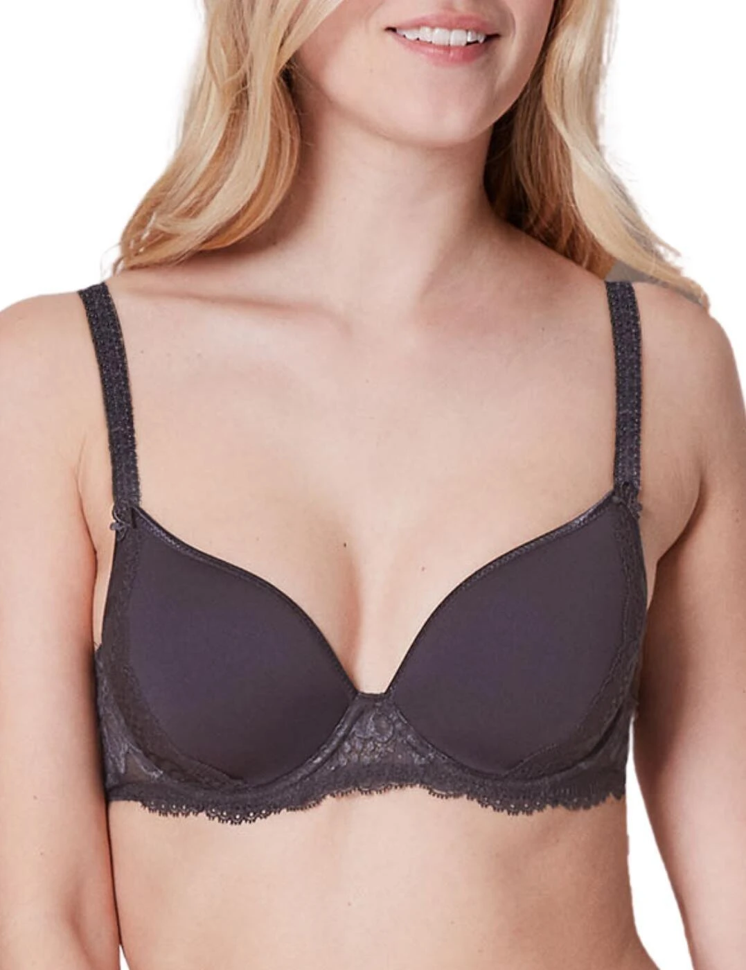 Simone Perele Promesse 3D Spacer T Shirt Bra - Grey 5 Simone Perele Promesse 3D Spacer T Shirt Bra - Grey - Image 5