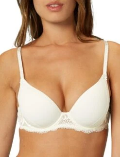 Simone Perele Promesse 3D Spacer T Shirt Bra - Natural -Belle Lingerie Store 55490 simone perele promesse 3d spacer t shirt bra natural 5
