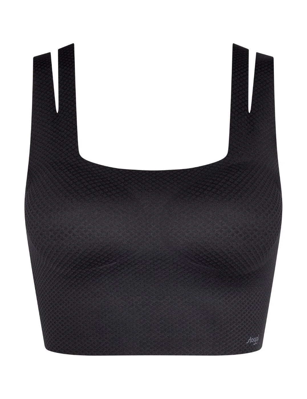 Sloggi Zero Feel Flow Bra Top - Black 3 Sloggi Zero Feel Flow Bra Top - Black - Image 3