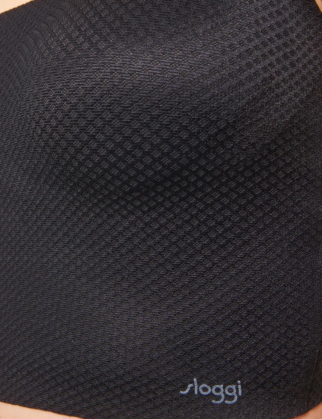 Sloggi Zero Feel Flow Bra Top - Black 7 Sloggi Zero Feel Flow Bra Top - Black - Image 7