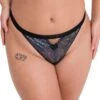 Curvy Kate Stand Out Thong - Black Sparkle