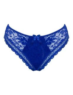 Pour Moi Rebel High Leg Brief - Cobalt -Belle Lingerie Store 55849 pour moi rebel high leg brief cobalt 3