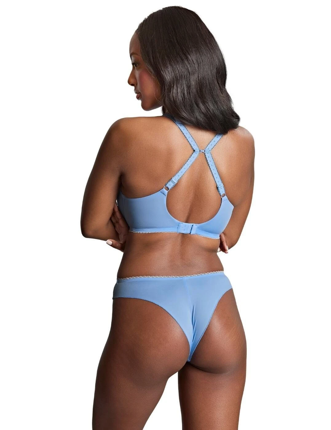 Cleo By Panache Faith Moulded Plunge Bra - Bluebell 9 Cleo By Panache Faith Moulded Plunge Bra - Bluebell - Image 9