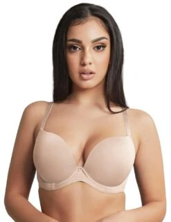 Cleo By Panache Faith Moulded Plunge Bra - Latte