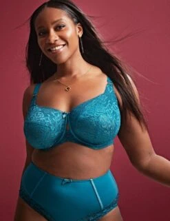 Sculptresse By Panache Estel High Waist Brief - Emerald -Belle Lingerie Store 56049 sculptresse by panache estel high waist brief emerald 4