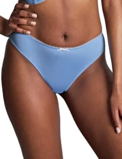 Cleo By Panache Faith Brazilian Brief - Bluebell