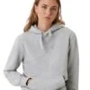 Bjorn Borg Centre Hoodie Top - Light Grey Melange