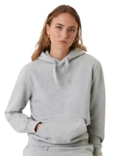 Bjorn Borg Centre Hoodie Top - Light Grey Melange