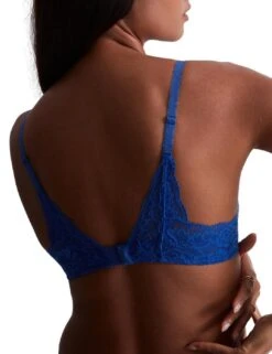 Aubade Rosessence Comfort Moulded Half Cup Bra - Magic Blue -Belle Lingerie Store 56289 aubade rosessence comfort moulded half cup bra magic blue 5