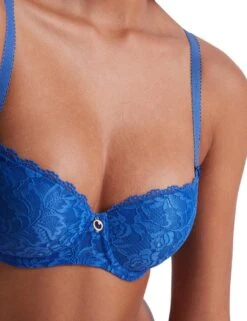 Aubade Rosessence Comfort Moulded Half Cup Bra - Magic Blue -Belle Lingerie Store 56289 aubade rosessence comfort moulded half cup bra magic blue 7