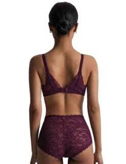 Aubade Rosessence Padded Plunge Bra - Berry 11 Aubade Rosessence Padded Plunge Bra - Berry -Belle Lingerie Store 56291 aubade rosessence padded plunge bra berry 6