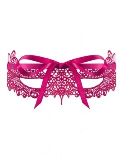 Obsessive Pink Eye Mask - Pink 5 Obsessive Pink Eye Mask - Pink -Belle Lingerie Store 56513 obsessive pink eye mask pink 3